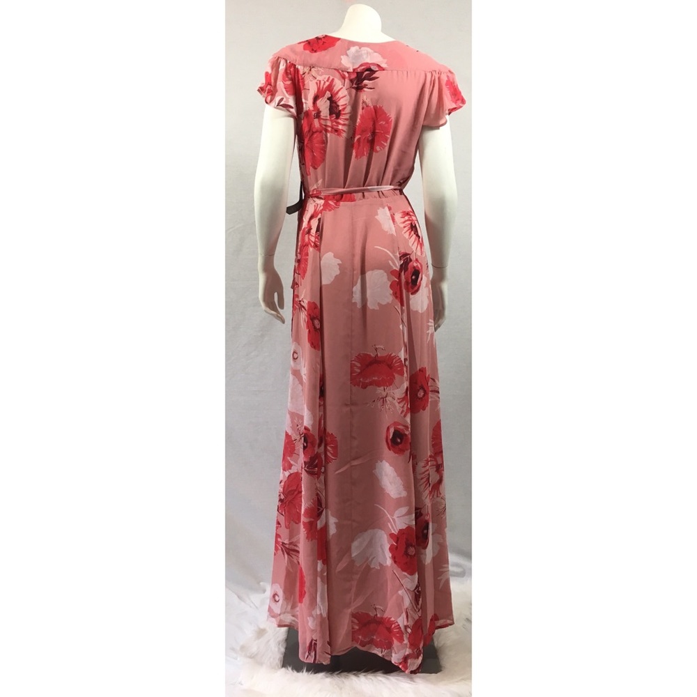 ❤️Floral Wrap Dress, Valentines Day, Easter Eva Mendez feminine, modest - Picture 5 of 6
